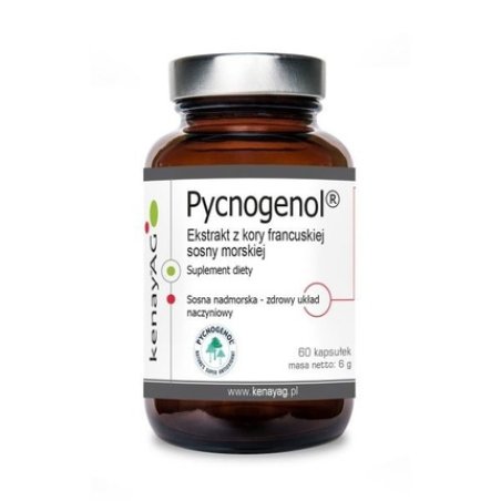 Kenay French Marine Pine Bark Extract Pycnogenol 60 Capsules