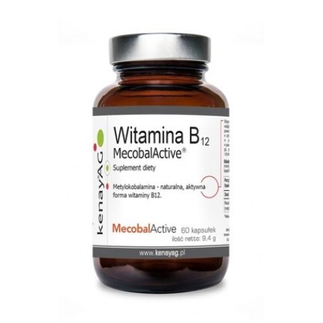 Kenay Kenay Mecobalactive Vitamin B12 Methylcobalamin 60 Capsules