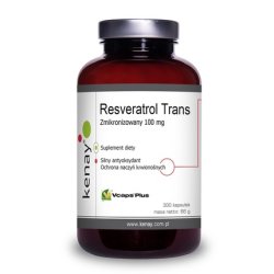 Kenay Micronized Transresveratrol 100 Mg 300 Capsules