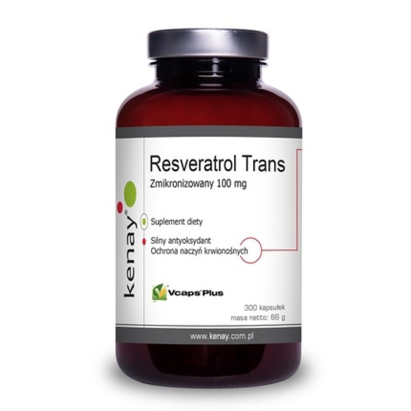 Kenay Micronized Transresveratrol 100 Mg 300 Capsules