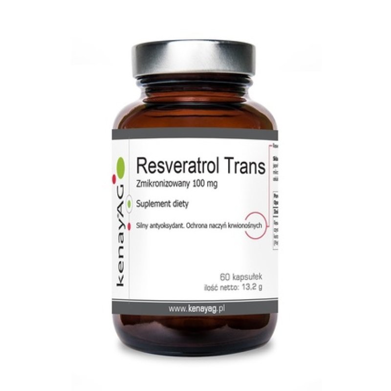 Kenay Micronized Transresveratrol 100 Mg 60 Capsules