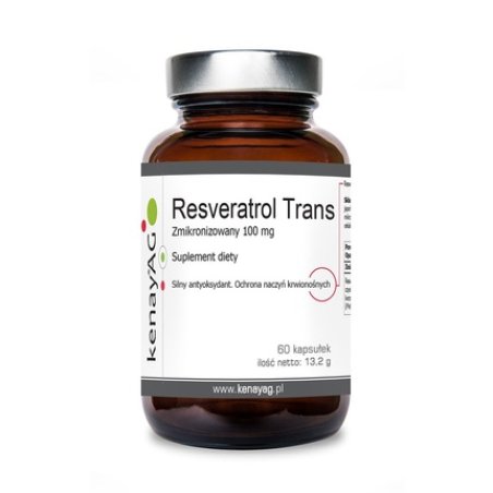 Kenay Micronized Transresveratrol 100 Mg 60 Capsules