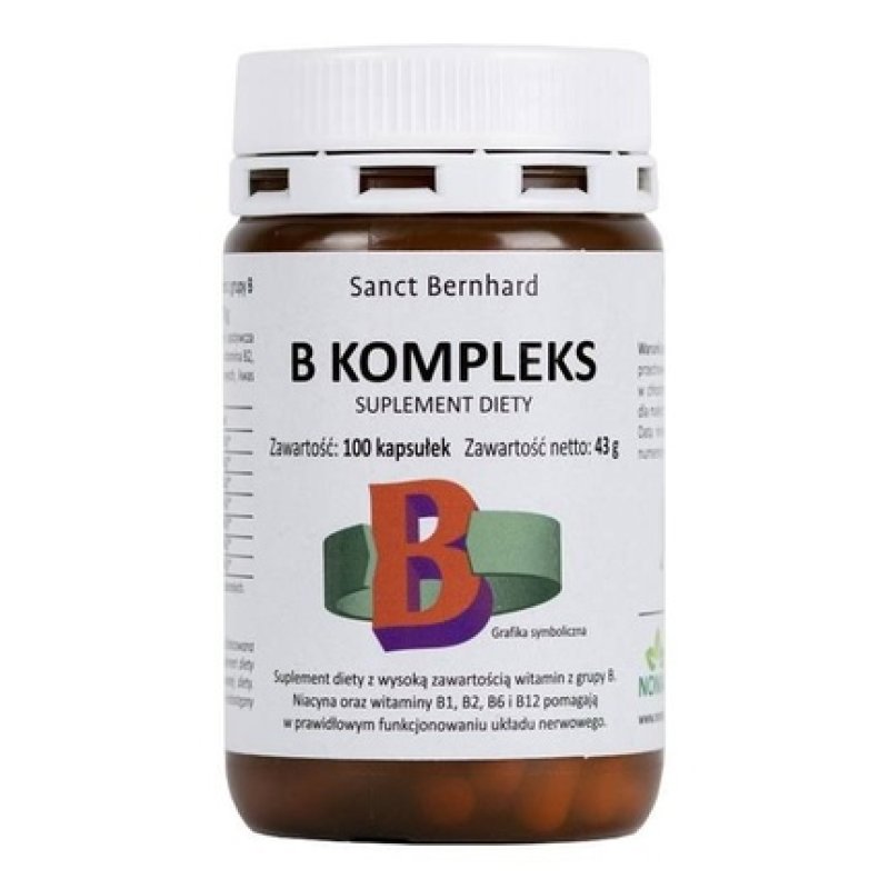 Krauterhaus Sanct Bernhard B Complex 100 Capsules