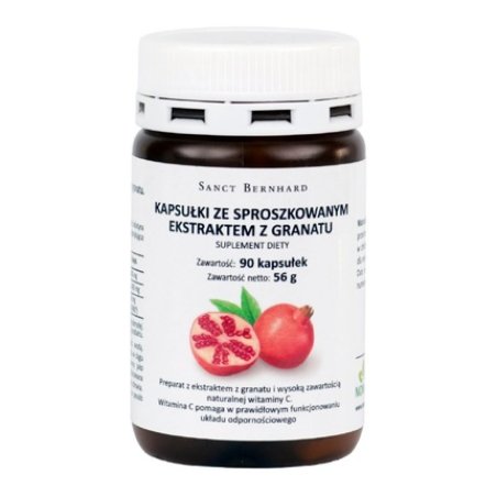 Krauterhaus Sanct Bernhard Pomegranate 500 Mg 90 Capsules