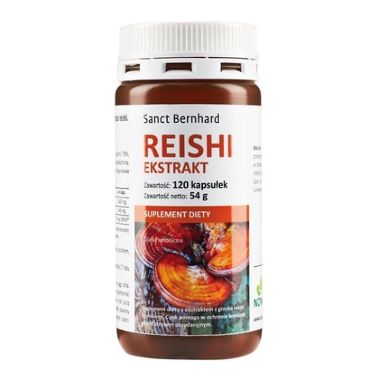 Krauterhaus Sanct Bernhard Reishi Extract Capsules 120 Capsules