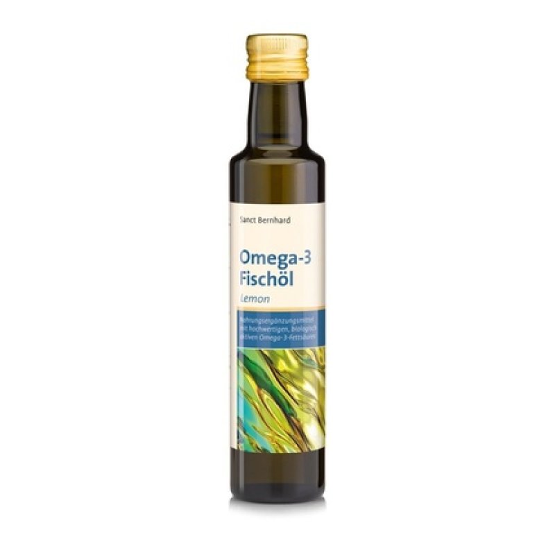 Krauterhaus Sanct Bernhard Omega 3 Fish Oil With Lemon Flavor 250 Ml 845 Fl Oz