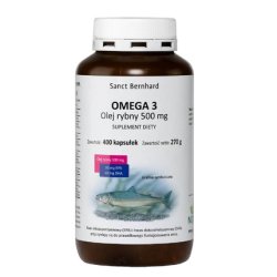Krauterhaus Sanct Bernhard Omega 3 Fish Oil Capsules 500 Mg 400 Capsules