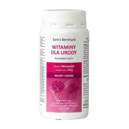 Krauterhaus Sanct Bernhard Beauty Capsules 200 Capsules