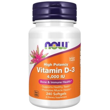 Now Foods Vitamin D3 4000 Iu 240 Softgels