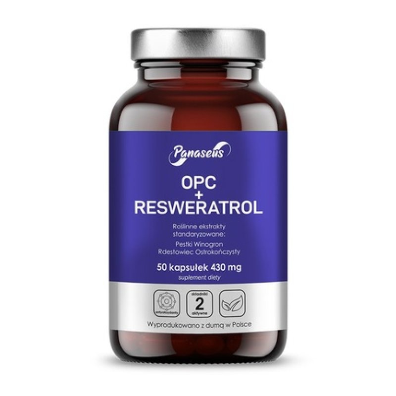 Panaseus Opc Resveratrol 50 Capsules