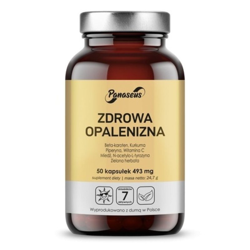 Panaseus Healthy Tan Supplement 50 Capsules