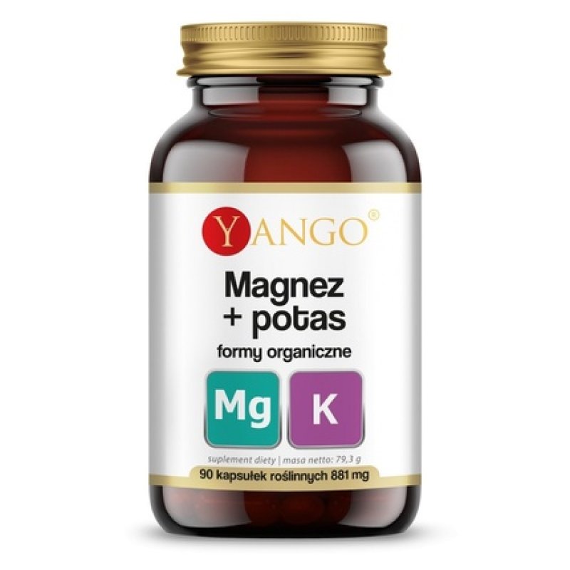 Yango Magnesium Potassium Supplement 90 Capsules