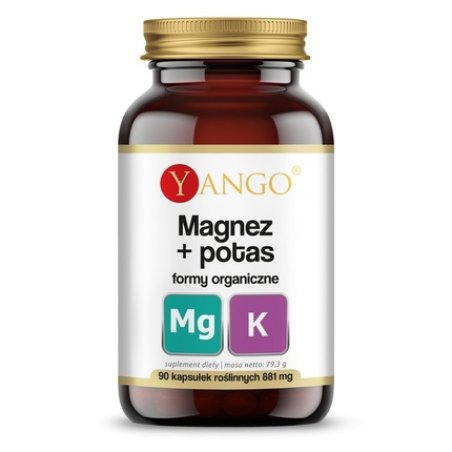Yango Magnesium Potassium Supplement 90 Capsules