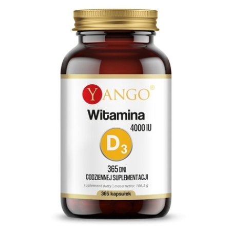 Yango Yango Vitamin D3 4000 Iu 100 Micrograms 365 Capsules