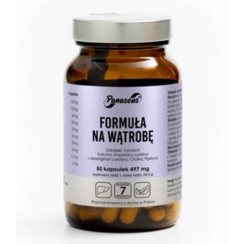 Panaseus Panaseus Formula For The Liver 50 Capsules