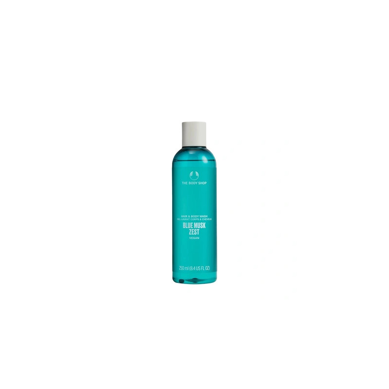 The Body Shop Blue Musk Zest Hair And Body Wash 250 Ml