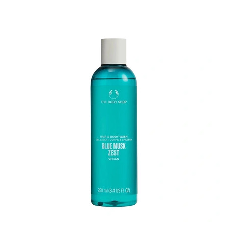 The Body Shop Blue Musk Zest Hair And Body Wash 250 Ml