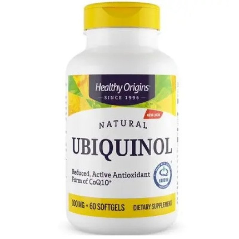Healthy Origins Natural Ubiquinol 100 Mg 60 Capsules