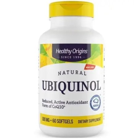 Healthy Origins Natural Ubiquinol 100 Mg 60 Capsules