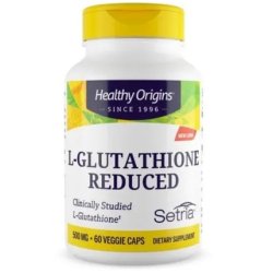 Healthy Origins Lglutathione Reduced 60 Capsules