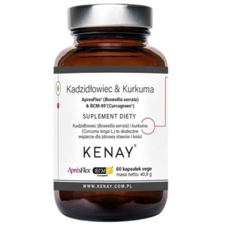 Kenay Frankincense & Turmeric With Apresflex And Bcm95 Capsules 60 Count