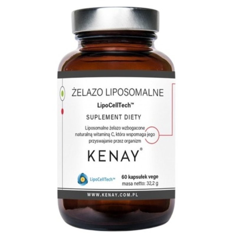 Kenay Kenay Lipocelltechtm Liposomal Iron 60 Capsules