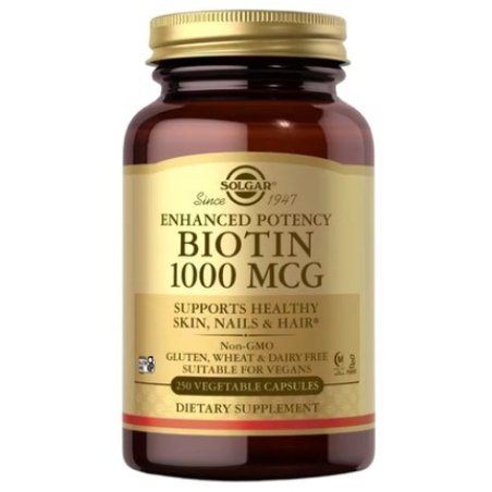 Solgar Biotin 1000 Micrograms 250 Capsules