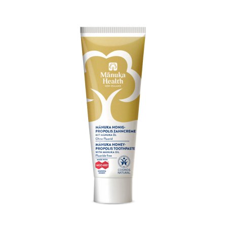 Manuka Health Fluoridefree Toothpaste With Manuka Honey Mgo 400 Propolis And Manuka Oil 75 Ml