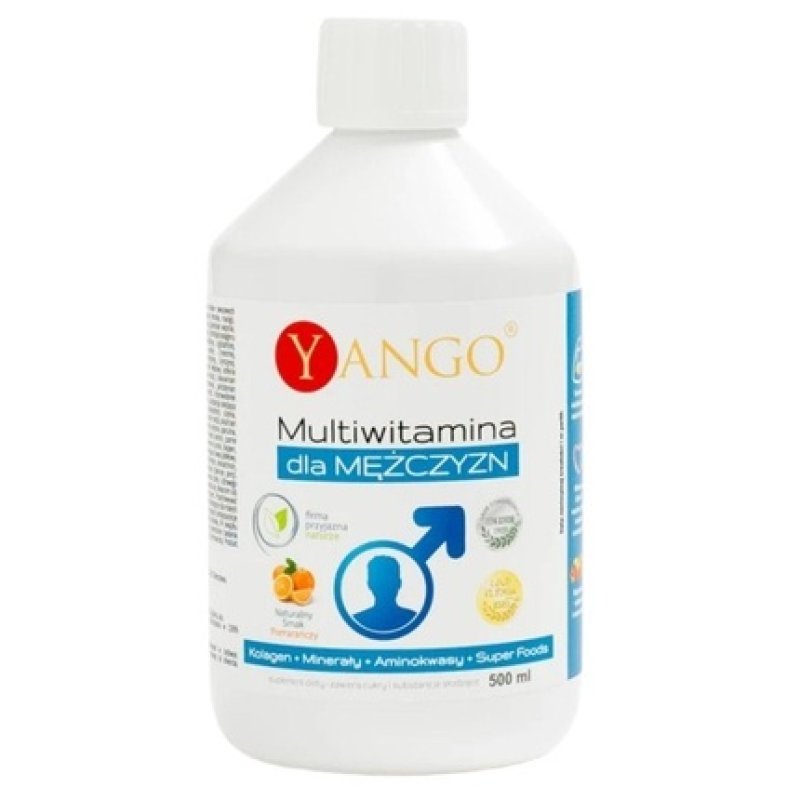 Yango Multivitamin For Men 500 Ml 169 Fl Oz