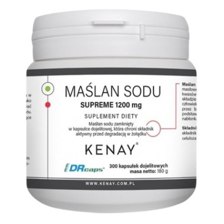 Kenay Supreme Sodium Butyrate 1200 Mg 300 Capsules