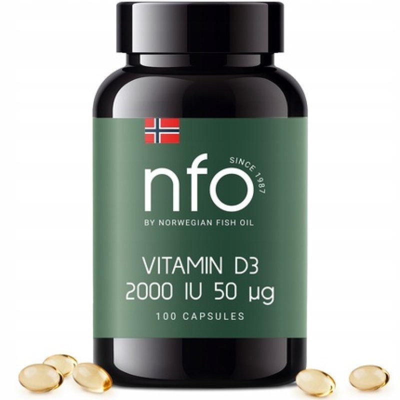 Nfo Vitamin D3 2000 Iu 100 Capsules