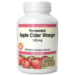 Natural Factors Apple Cider Vinegar 500mg 180 Capsules