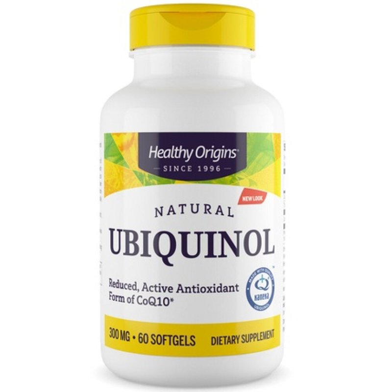 Healthy Origins Natural Ubiquinol 300mg 60 Softgels