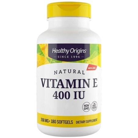 Healthy Origins Natural Vitamin E 400 Iu 180 Softgels