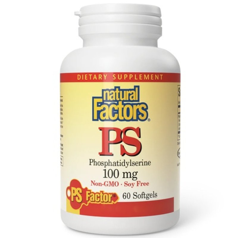 Natural Factors Ps Phosphatidylserine 100mg 60 Soft Capsules