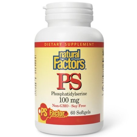 Natural Factors Ps Phosphatidylserine 100mg 60 Soft Capsules