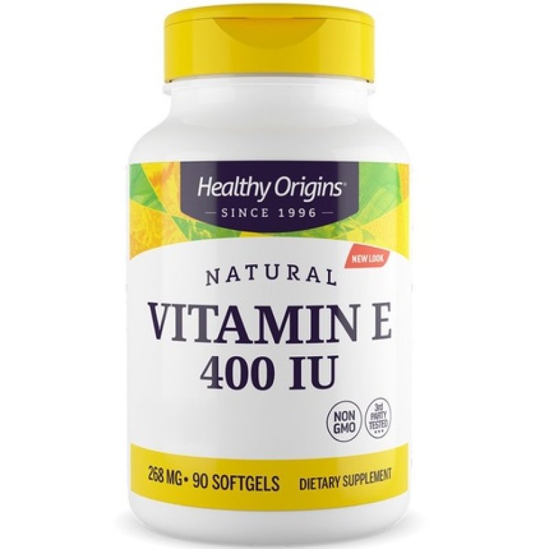 Healthy Origins Natural Vitamin E 400 Iu 90 Softgel Capsules