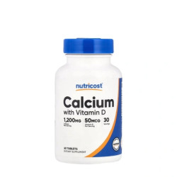 Nutricost Calcium With Vitamin D3 60 Tablets