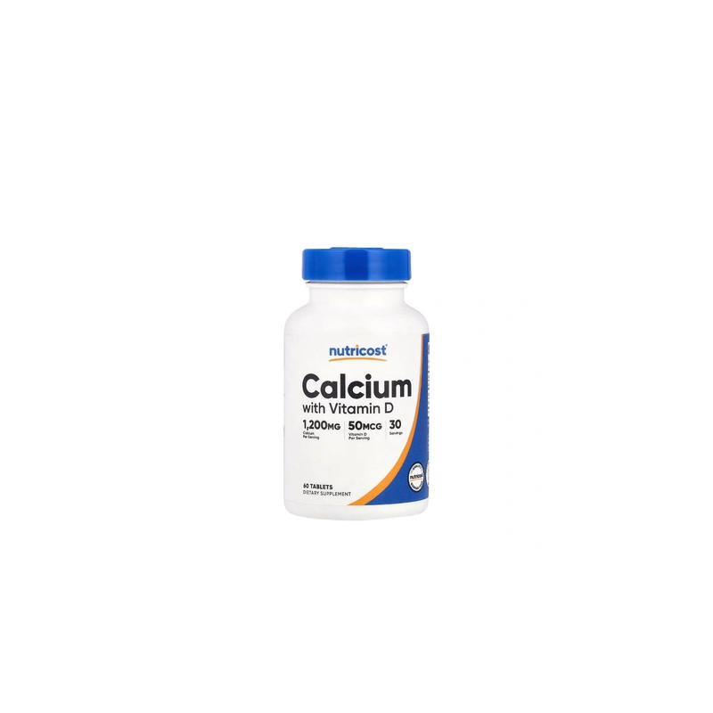 Nutricost Calcium With Vitamin D3 60 Tablets