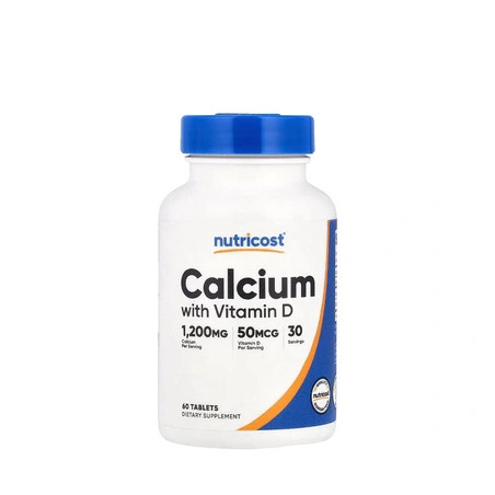Nutricost Calcium With Vitamin D3 60 Tablets