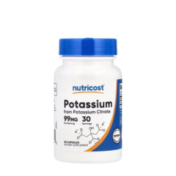 Nutricost Potassium Citrate 99 Mg 30 Capsules