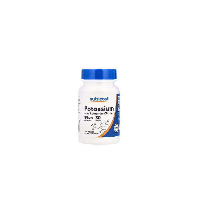 Nutricost Potassium Citrate 99 Mg 30 Capsules