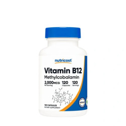 Nutricost Vitamin B12 2000 Mcg 120 Capsules