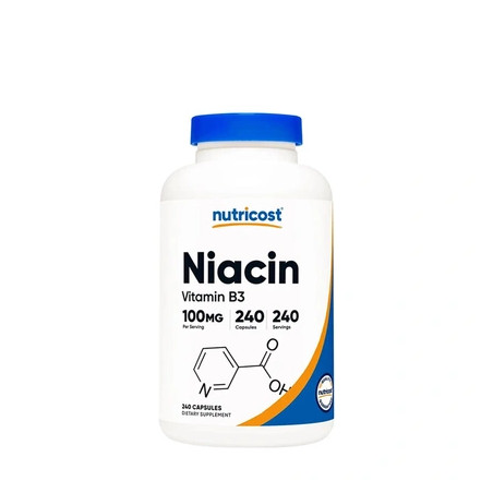 Nutricost Vitamin B3 Niacin 100 Mg 240 Capsules