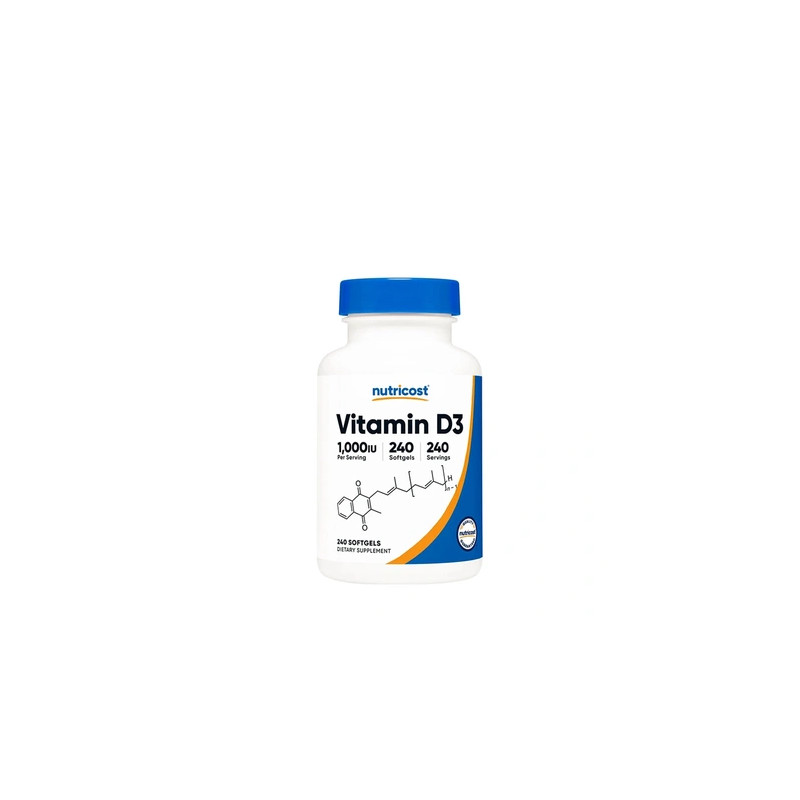 Nutricost Vitamin D3 1000 Iu 240 Softgels