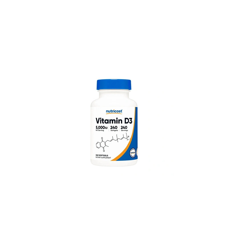 Nutricost Vitamin D3 5000 Iu 240 Softgels