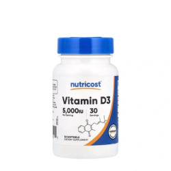Nutricost Vitamin D3 5000 Iu 30 Softgels