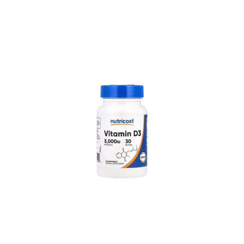 Nutricost Vitamin D3 5000 Iu 30 Softgels