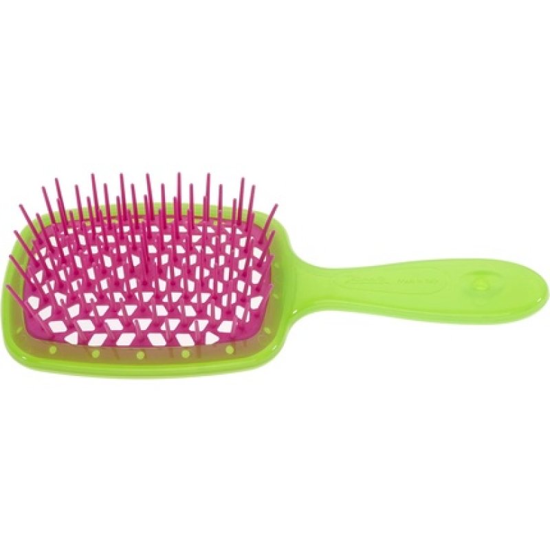 Jäneke Superbrush Small Body Green Curly Fuchsia