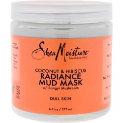 Shea Moisture Coconut & Hibiscus Radiance Mud Mask for Unisex - Dull Skin